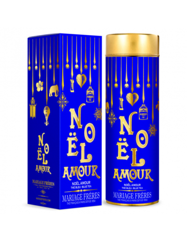 Thé bleu Noel Amour (Flacon de 80g)