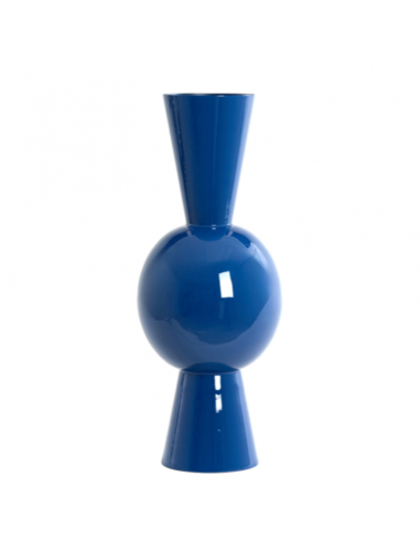 Vase CHEDI L bleu cobalt