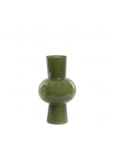 Vase Halley H28cm - vert olive